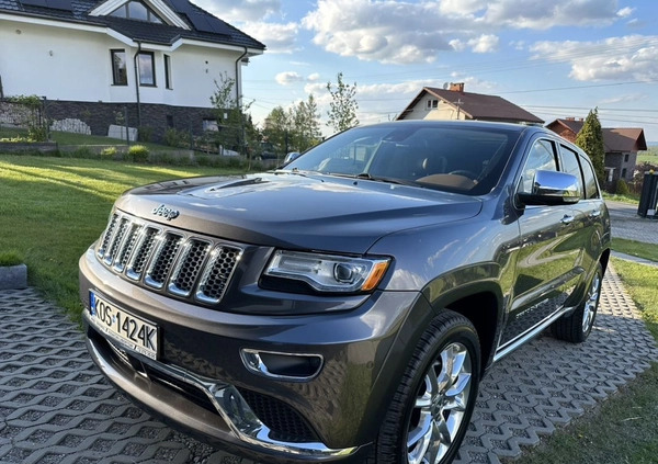 Jeep Grand Cherokee cena 114000 przebieg: 123600, rok produkcji 2014 z Andrychów małe 742